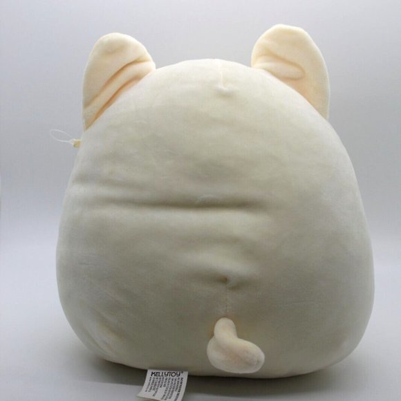 Squishmallow 12'' Charlie Bull Terrier Rosso &ndash; Peluche Nuovo